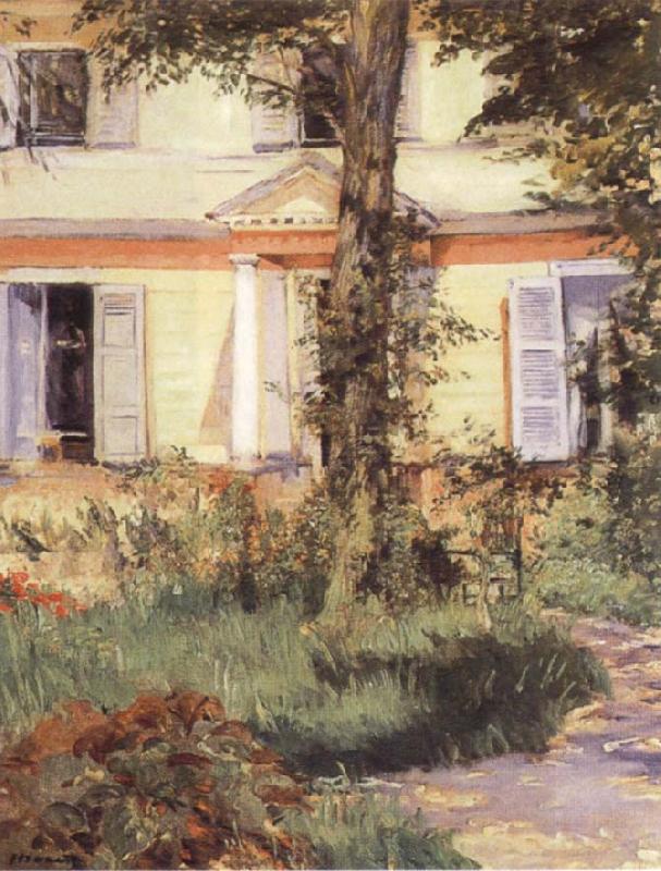 Edouard Manet House at Rueil China oil painting art